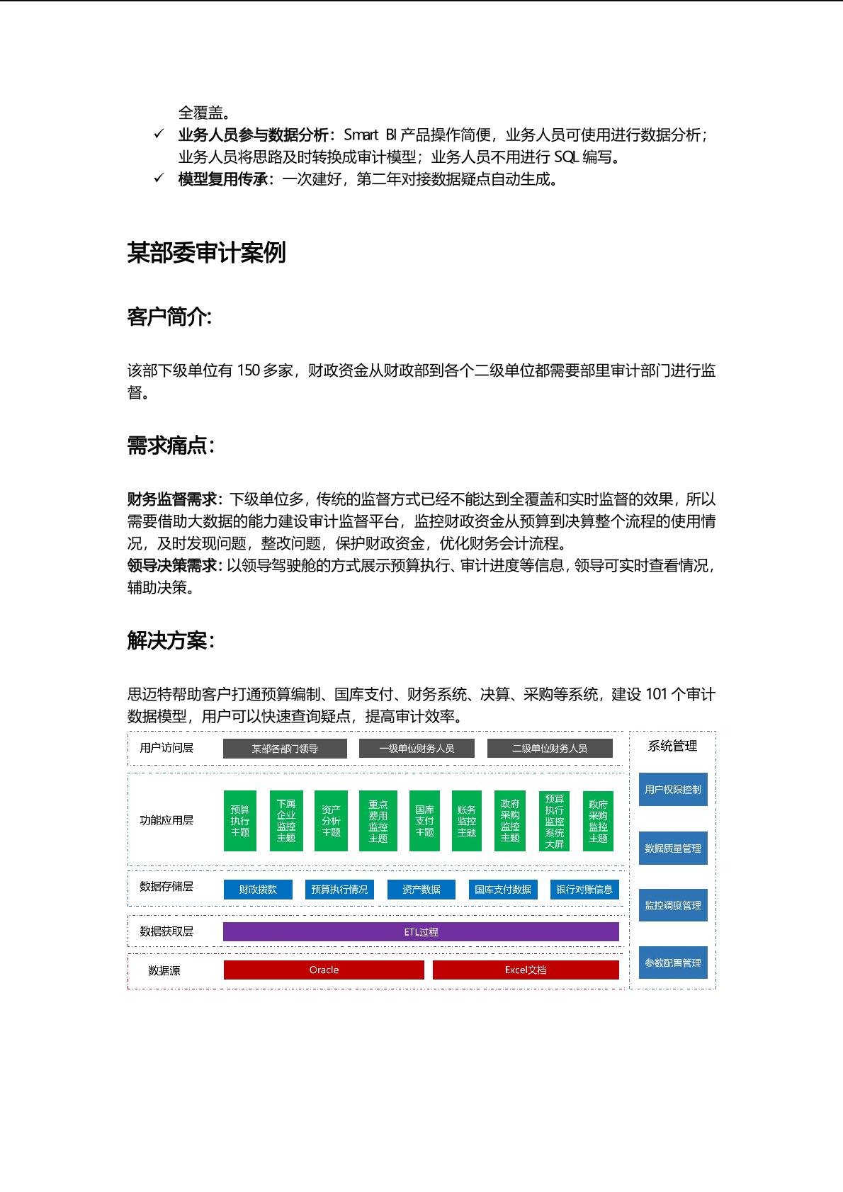 思迈特软件-全行业BI解决方案(精华版)详情 2